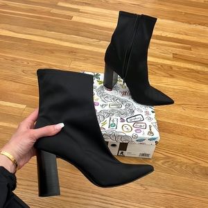 Jeffrey Campbell Black Ankle Boots